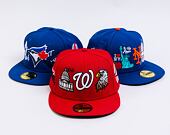 Kšiltovka Adam Wave New Era 59FIFTY MLB Authentic Performance Washington Nationals Fitted Team Color