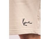 Kraťasy Karl Kani College Signature Sweatshorts Off White