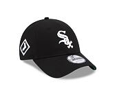 Kšiltovka New Era 9FORTY MLB Team Side Patch Chicago White Sox Black / Optic White