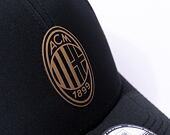 Kšiltovka New Era - Black & Gold 9FORTY - AC Milan - Black