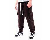 Tepláky New Era Cargo Joggers Brown / White