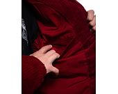 Bunda Karl Kani Retro Corduroy Puffer Jacket dark red