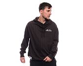 Mikina New Era Pinstripe Oversized Hoody Dark Brown / Black
