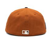 Kšiltovka New Era 59FIFTY MLB Boucle New York Mets Caramel Brown / Navy / Stone