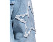 Džínová bunda Karl Kani OG Paintsplatter Denim Trucker Jacket Bleached blue/white
