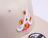Kšiltovka New Era 9FIFTY MLB Flower Icon Atlanta Braves Stone