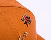 Kšiltovka New Era 59FIFTY Script Caramel Brown / Stone
