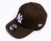 Kšiltovka New Era - MLB Essential 9TWENTY - NY Yankees - Walnut / White