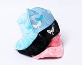Cap Reflection Luxury Fuzzy Trucker - Satin Black / White