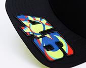 Kšiltovka New Era - Valentino Rossi VR46 Moon Sun 9FIFTY Stretch-Snap - Black / Upright Yellow