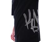 Triko Karl Kani - Woven Signature Kani Tag Tee - black/dark grey