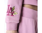 Dámská Mikina New Era - MLB Graphic Crop Hoodie - LA Dodgers - Pink