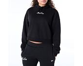 Dámská Mikina New Era - Script Crop Hoodie - Black