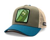 Kšiltovka Trucker Capslab Rick & Morty - Pickle Rick - Coton Et Pu