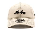 Kšiltovka New Era - Branded Contrast stitch 9TWENTY - Ivory / Black
