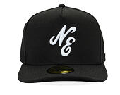 Kšiltovka New Era - Branded Script 59FIFTY - Black
