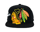 Kšiltovka Mitchell & Ness - NHL Big Time Snapback - Chicago Blackhawks - Black