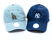 Dámská Kšiltovka New Era - MLB Denim 9TWENTY - LA Dodgers - Blue / New Olive