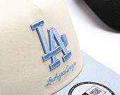 Kšiltovka New Era - MLB Mythical 9FORTY A-Frame - LA Dodgers - Ivory / Blue