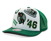 Kšiltovka Mitchell & Ness - Gridlock Trucker - Boston Celtics - White