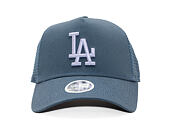 Dámská Kšiltovka New Era - MLB League Essential 9FORTY Trucker - LA Dodgers - Muted Indigo / Lavende