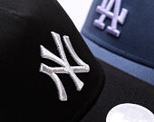 Dámská Kšiltovka New Era - MLB Metallic 9FORTY Trucker - NY Yankees - Black