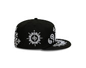 Kšiltovka New Era - MLB Paisley Bandana 59FIFTY - NY Yankees - Black