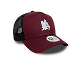 Kšiltovka New Era - Seasonal 9FORTY Trucker - AS Roma - Burgundy