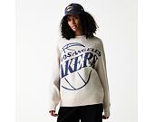 Svetr New Era - NBA Oversized Knit - LA Lakers - Cream