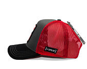 Kšiltovka Capslab - Smurfs Trucker - Strong - Black / Red