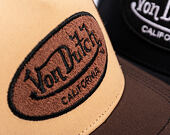 Kšiltovka Von Dutch - Trucker - Terry Logo - Brown/Beige