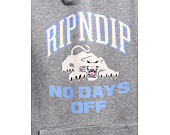 Mikina Rip N Dip - White Panther Hoodie - Heather Grey