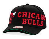 Kšiltovka Mitchell & Ness - NBA Busted Pro - Chicago Bulls - Black