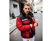 Péřová Bunda Karl Kani - Retro Essential Puffer Jacket - Red