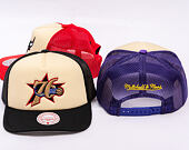 Kšiltovka Mitchell & Ness - NBA Vintage Block Trucker HWC - Philadelphia 76Ers - Cream