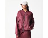 Sweatshirt New Era - Branded Washed Full-Zip Hoody - Burgundy