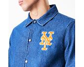 Jacket New Era - MLB Denim Coach Jacket - NY Mets - Denim