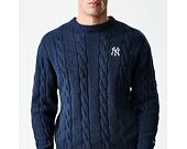 Sweater New Era - MLB Cable Knit Crew - NY Yankees - Navy