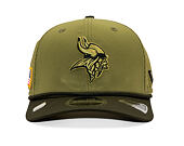 Cap New Era - NFL25 "Salute to Service" - 9SEVENTY Stretch-Snap - Minnesota Vikings 