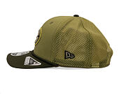 Cap New Era - NFL25 "Salute to Service" - 9SEVENTY Stretch-Snap  Bay Packers 