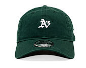 Cap New Era - MLB Washed Mini Logo 9TWENTY - Oakland Athletics - Dark Green