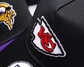 Cap New Era - NFL Charcoal Drop 9FORTY A-Frame - Kansas City Chiefs - Steel Clouds / Black