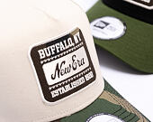 Cap New Era - Branded Camo Patch 9FORTY A-Frame - Stone / Woodland Camo