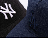 Cap New Era - MLB Melton Wool 9FORTY A-Frame - LA Dodgers - Navy