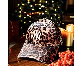 Womens Cap New Era - MLB Womens Leo Velour 9FORTY - NY Yankees - Brown / Cream