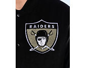 Mitchell & Ness - NFL Blackout Collection Varsity Jacket Oakland Raiders - Black