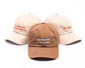 8by8 Dadcap - "running late is my cardio" - Brown/Sky Blue