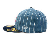 Kšiltovka New Era - 59FIFTY Low Profile Day - Pinstripe Denim Indigo