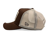 Cap New Era - Branded Patch 9FORTY Trucker - Chestnut Brown