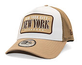 Cap New Era - Branded Location Patch 9FORTY Trucker - Camel